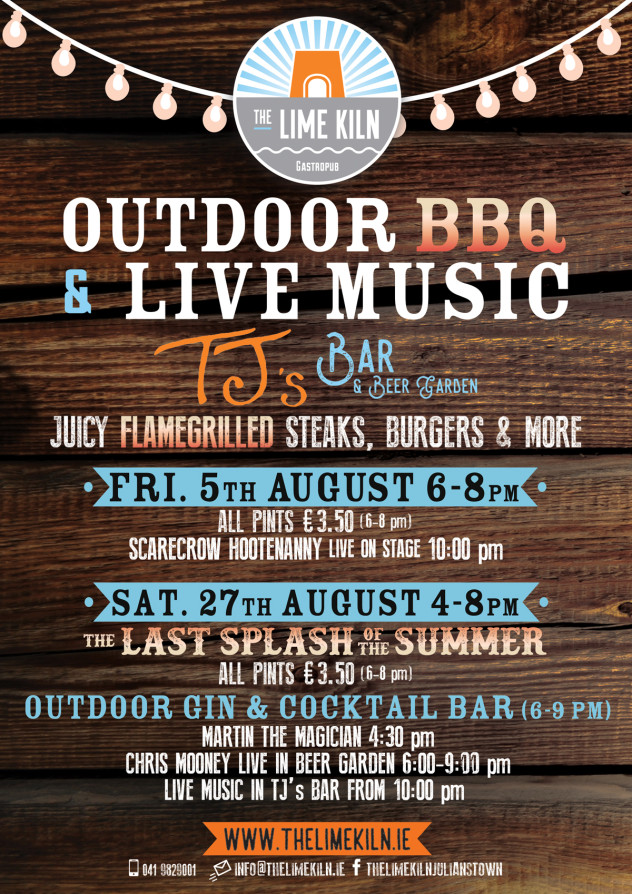 Outdoor BBQ & Live Music @ The Lime Kiln