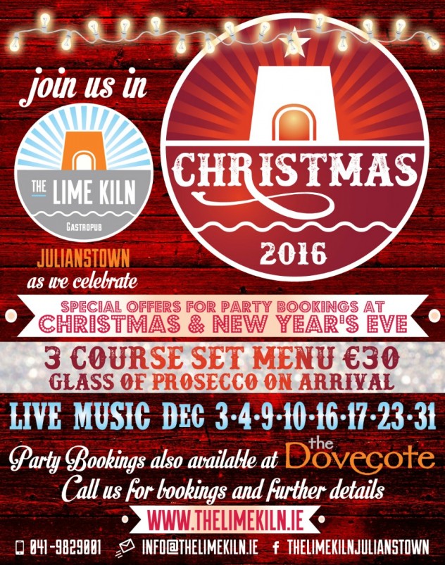 Christmas & New Year's Eve @ The Lime Kiln