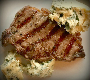 Steak with blue cheese from The Lime Kiln