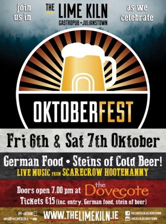 The Lime Kiln celebrate their annual Oktoberfest festival 6-7 October, Julianstown, Co Meath